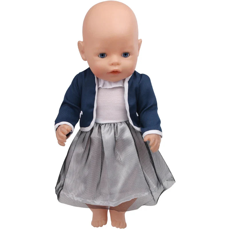 43 Cm Boy American Dolls Uniforms Unicorn Queen Born Baby Toys 18 Inch Doll Gift f41
