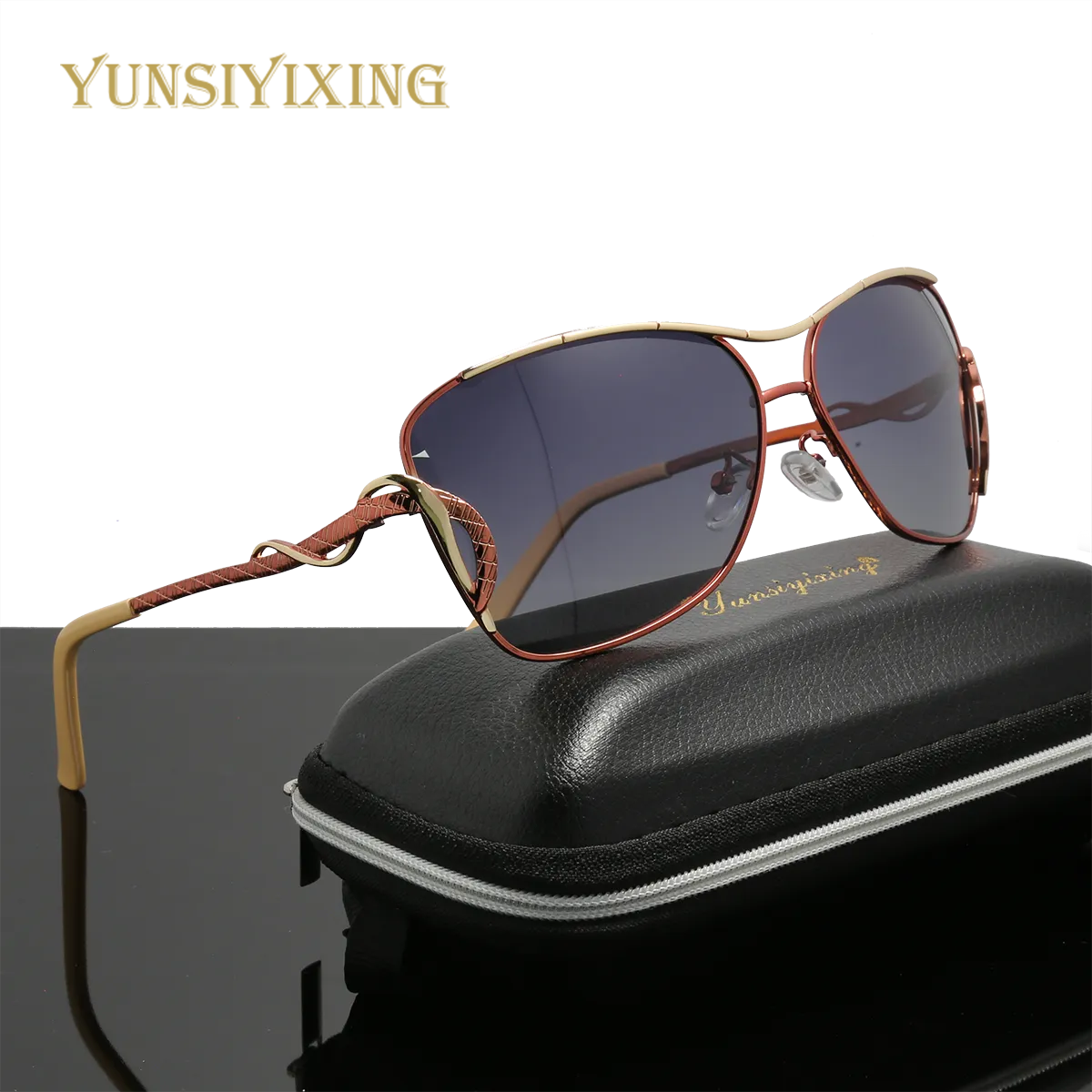 YSYX Polarized Women's Sunglasses Big Frame Fashion Sun Glasses For Women New Vintage Butterfly Female Eyewear Sunglasses  E-914