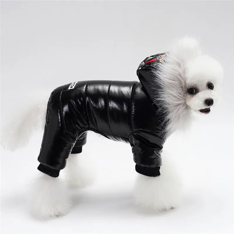 Pet Dog Clothes Coat Winter Warm Outerwear Thicken Dog Clothing Wadded Jacket Fashion Pet Cat Products Clothes For Dog Puppy Cat