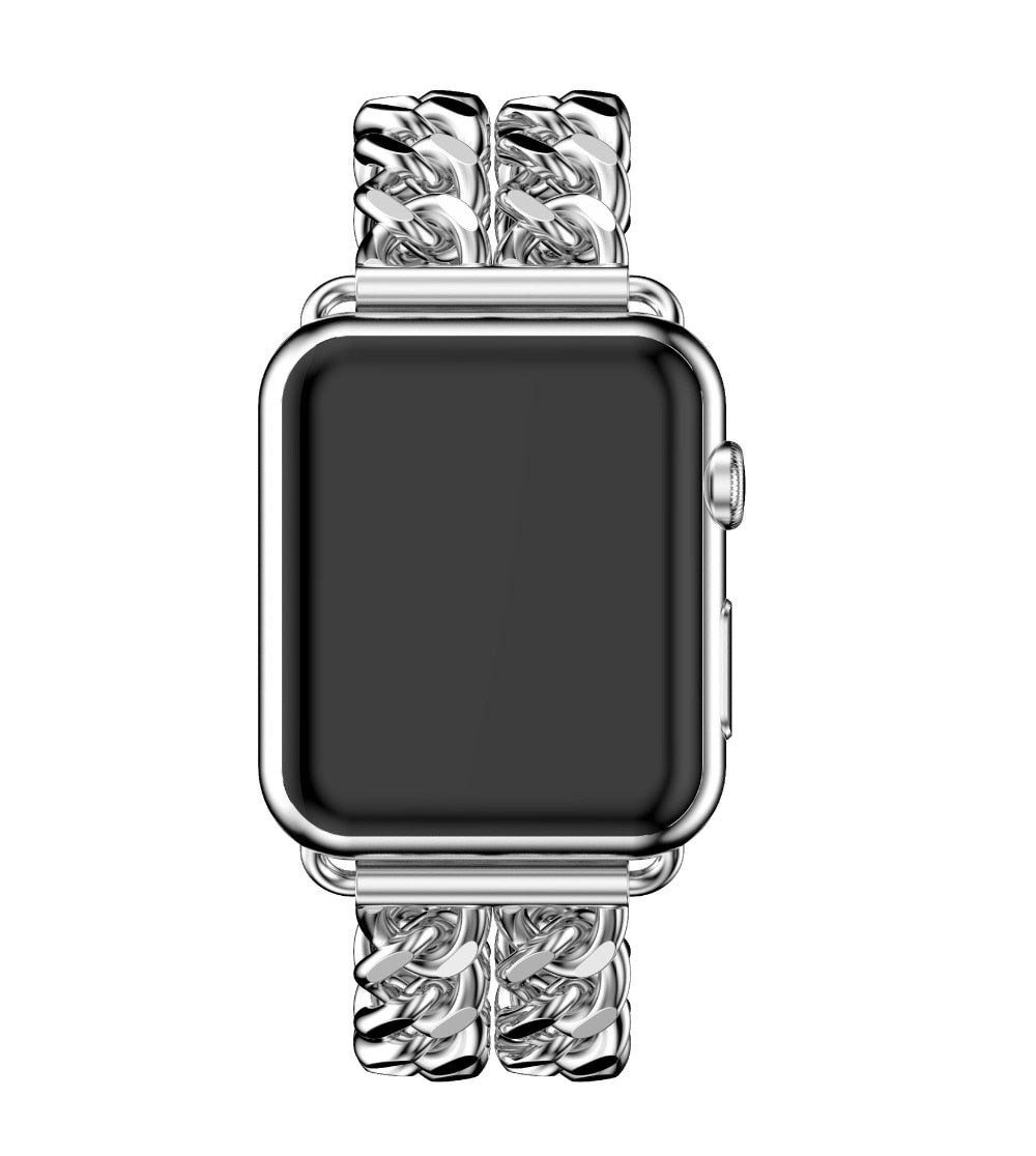 Stainless Steel Band For Apple Watch 6 SE 5 4 3 2 Band 40mm 44mm strap wristband Metal Band for iWatch Series 6 5 4 3 38mm 42mm