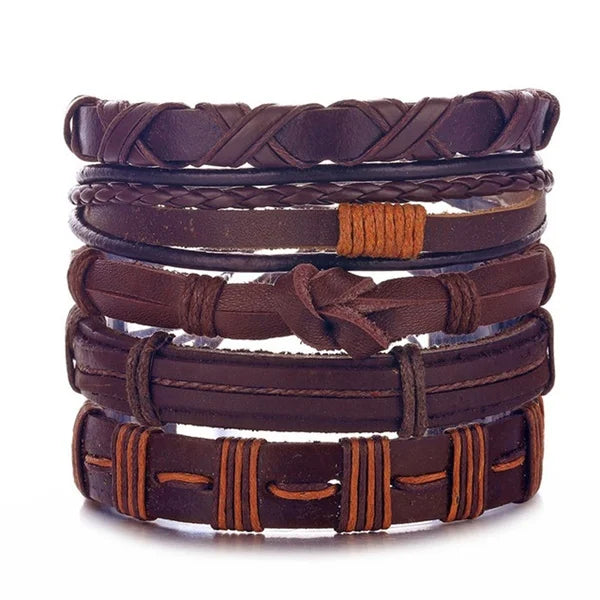IFMIA Vintage Multi-layer Leather Bracelet Ladies Men's Bracelet Jewelry Bracelets Bangles New Style Party Gift Bohemian Gifts