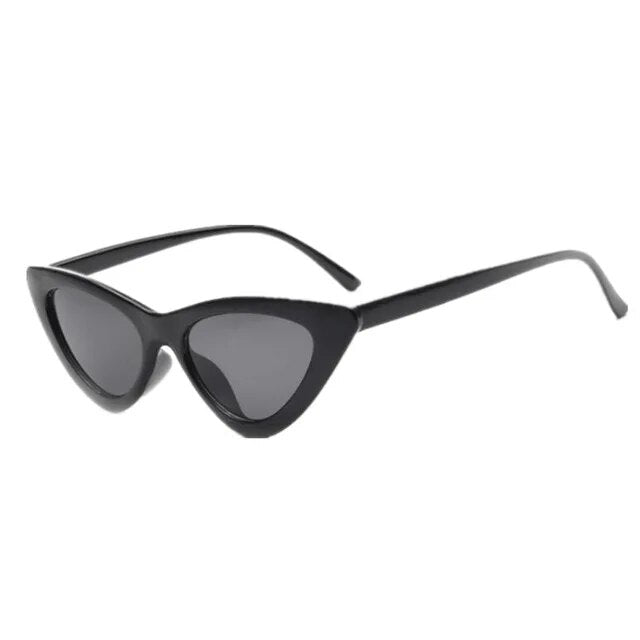 New fashion cute sexy women's sunglasses cat eye female retro brand designer triangle small sunglasses female uv400