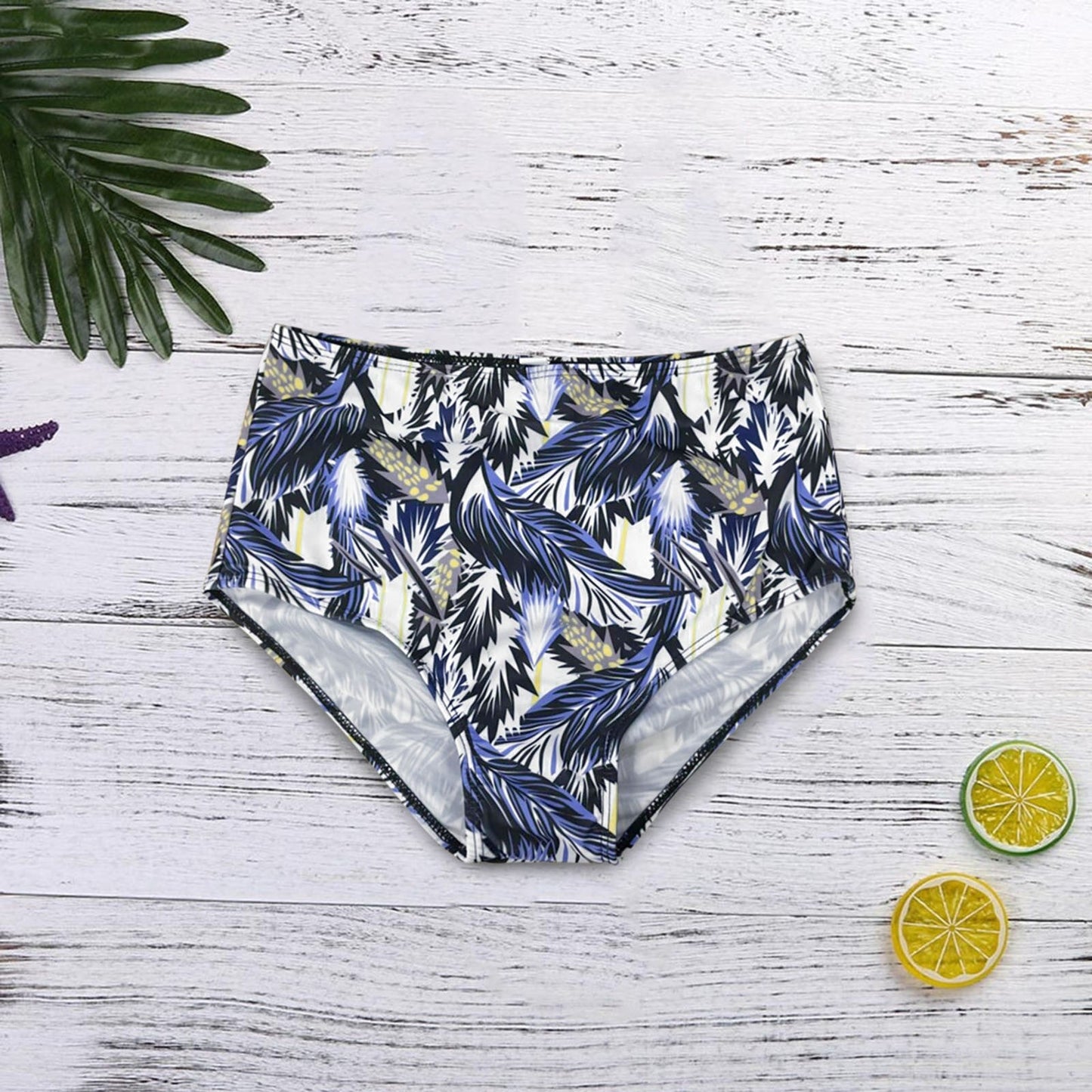 Fashion Bikini Panties Women Black Pants High Waisted Bikini Swim Pants Shorts Bottom Swimsuit Swimwear Female High Waist 2021