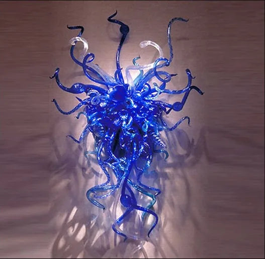 Modern Led Wall Lamp 3W Blue Glass Wall Light For Bedroom Home Lighting Luminaire Bathroom Light Fixture Wall Sconce