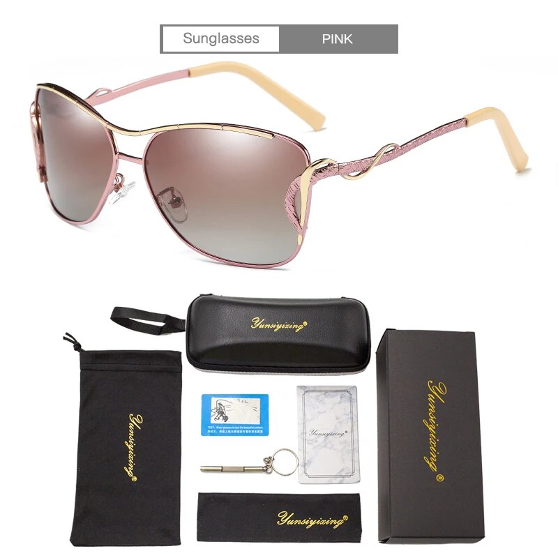 YSYX Polarized Women's Sunglasses Big Frame Fashion Sun Glasses For Women New Vintage Butterfly Female Eyewear Sunglasses  E-914
