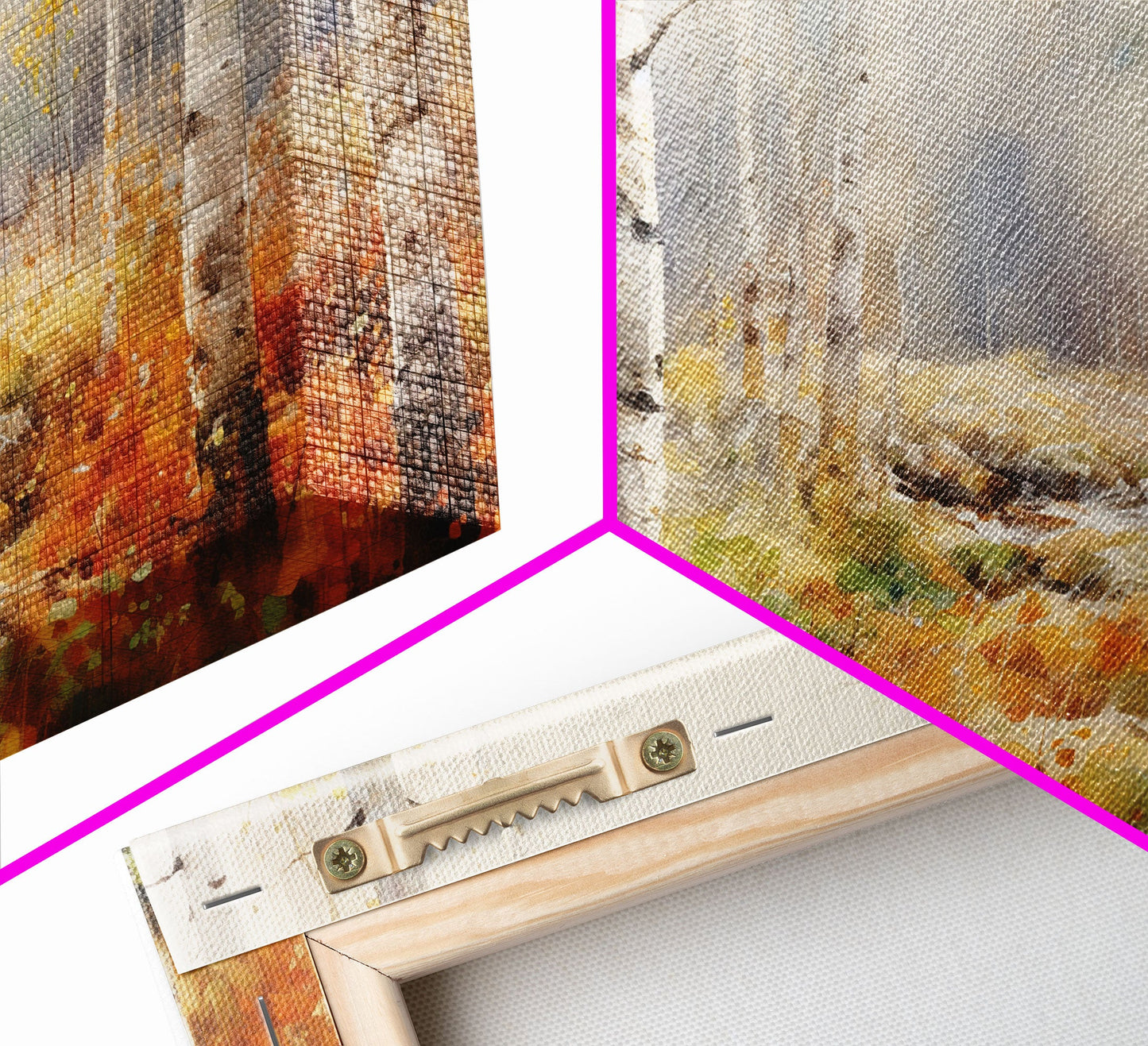 Trees Art Print, Nature Art, Forest Wall Art, Canvas Print, Wall Art, 3 Piece Wall Art, Farmhouse Wall Decor, Kitchen Wall Art, Bedroom Art