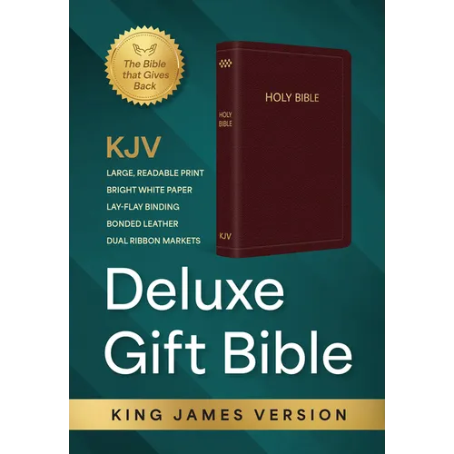 KJV Holy Bible: Deluxe Gift Bible - Burgundy Bonded Leather, Thumb Indexed: King James Version Bible
