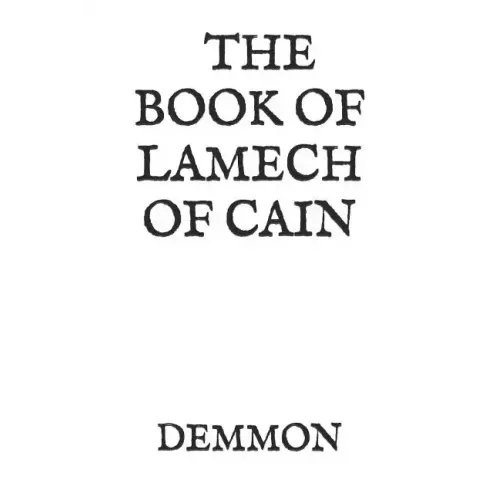 The Book of Lamech of Cain: And Leviathan