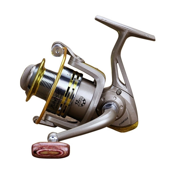 YUMOSHI Full Metal Ball Bearings Rocker Handle Wheel Seat Fishing Spinning Reel, GS1000, GS2000, GS3000, GS4000, GS5000, GS6000, GS7000