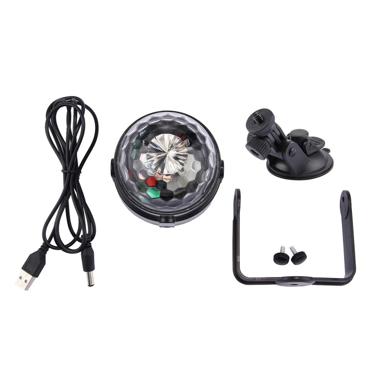 USB Sound Control Rotating Disco DJ Light, DC 5V