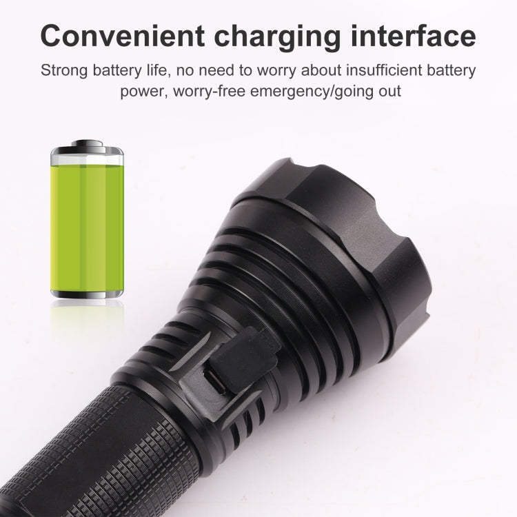 Aluminum Alloy Flashlight USB Rechargeable, 1