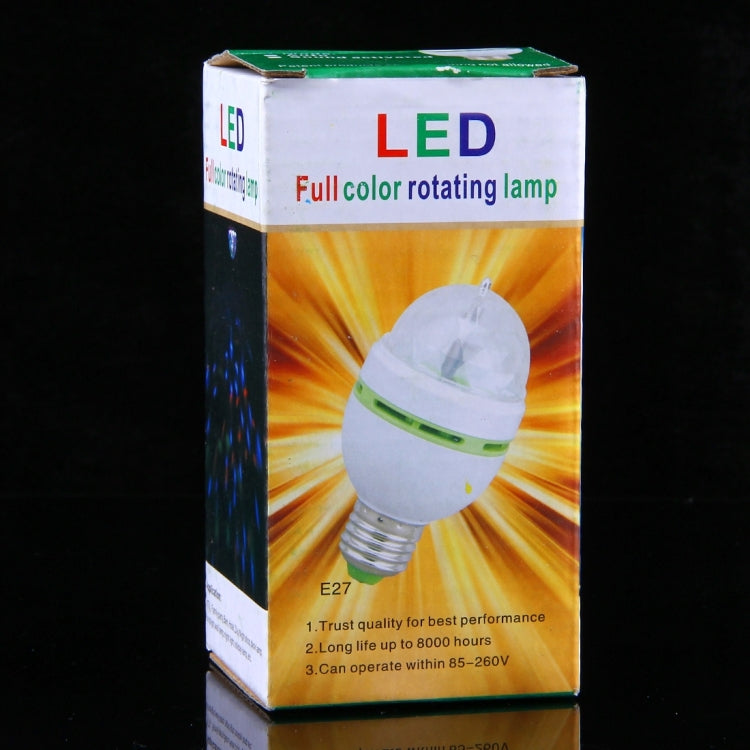 LED Full Color Auto Rotating Lamp for Family Party / KTV / Bars / Hotel / DJs, AC 85-260V