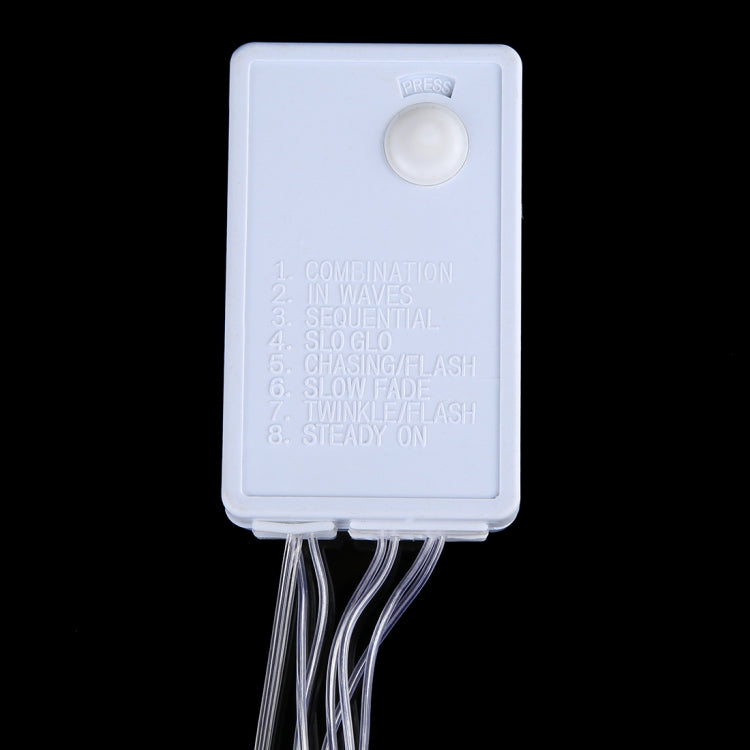 300 LEDs Curtain String Light with End Joint & Multi-function Controller & Memory Waterproof, US Plug, AC 110V, White Light US Plug, Warm White US Plug