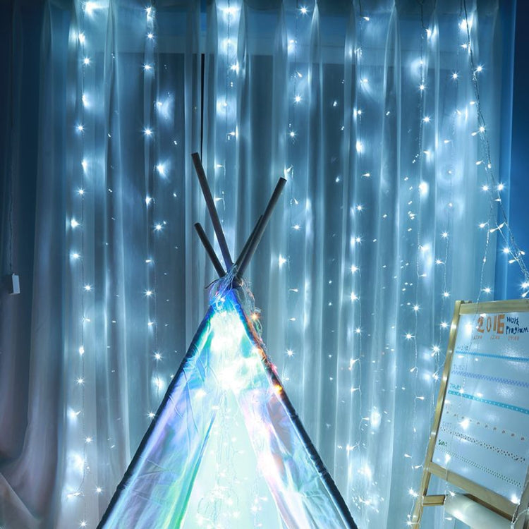 300 LEDs Curtain String Light with End Joint & Multi-function Controller & Memory Waterproof, EU Plug, AC 220V, White Light EU Plug, Warm White EU Plug, Blue Light EU Plug, Colorful Light EU Plug