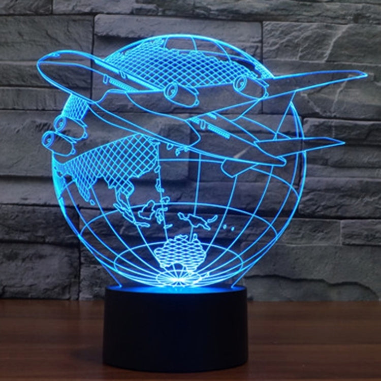 7 Colour Discoloration Creative Visual Stereo Lamp Desk Lamp Night Light, Fly out of Asia Style