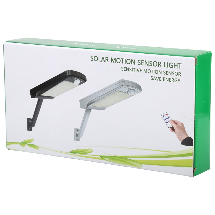 12W 56LEDs SMD 2835 Home Outdoor IP65 Waterproof Remote Control Solar Wall Light Human Body Sensor Light