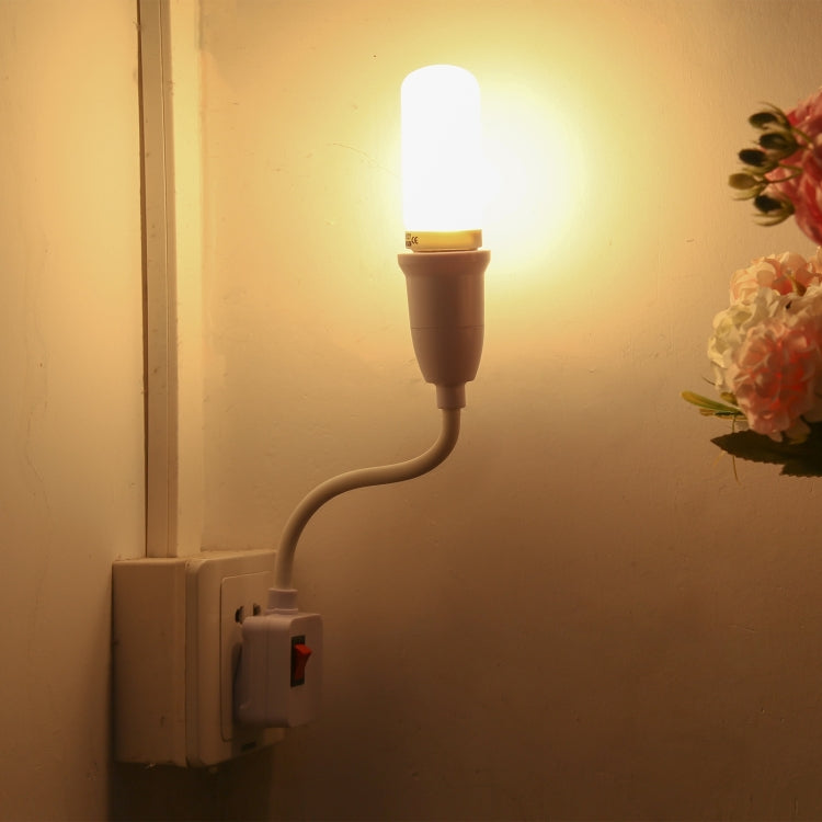 E27 Bulb Holder Flexible Extension Converter with Switch, US Plug, US Plug, AU Plug, UK Plug