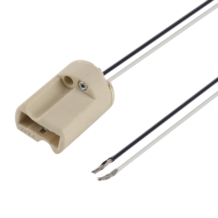 G9 Ceramic Lamp Base Socket Halogen Lamp Holder, Cable Length: 20cm, G9