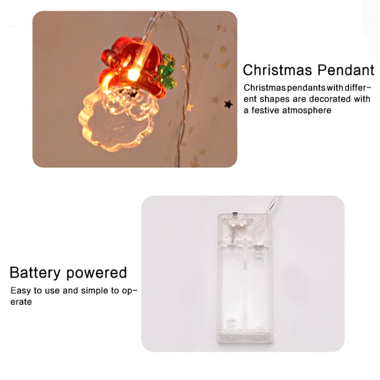 1.5m 10 Lights Christmas Tree LED Decorative Light String, Christmas Tree