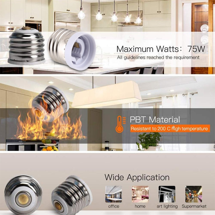 E27 to E12 Light Lamp Bulbs Adapter Converter, E27 to E12