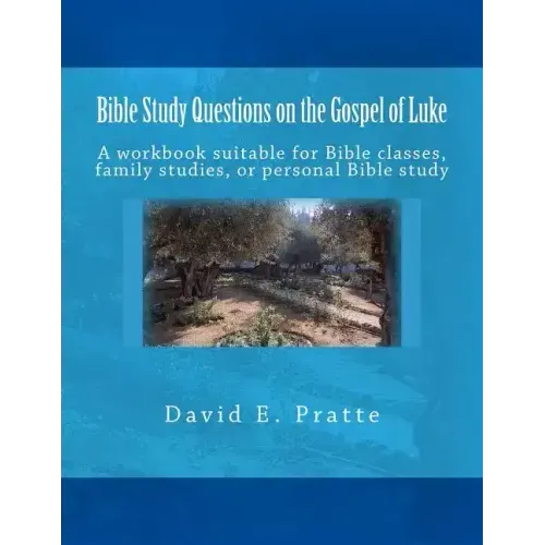 Bible Study Questions on the Gospel of Luke: A workbook suitable for Bible classes, family studies, or personal Bible study