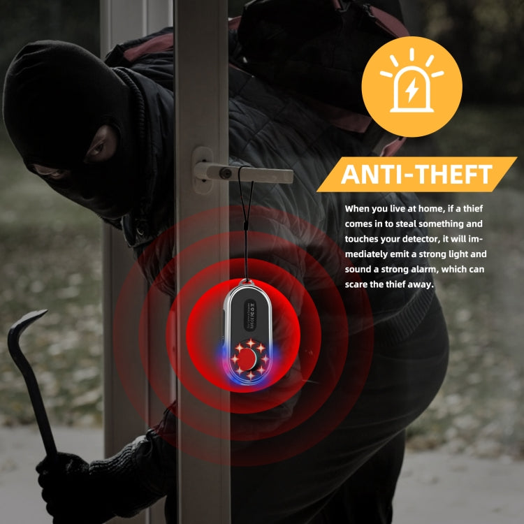 S200 Camera Detector with LED Flashlight (Black)