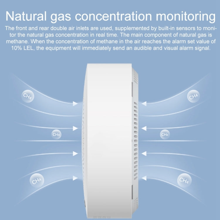Original Xiaomi Smart Home Gas Alarm Sensor Detector, US Plug(White)