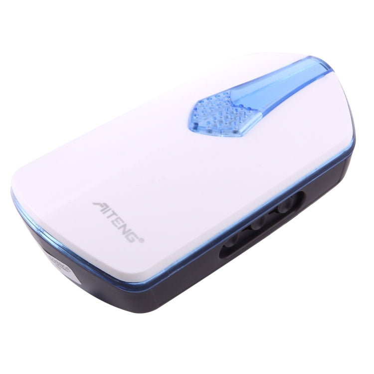 AITENG V026G Life Waterproof Battery-Free Wireless Doorbell, 1 Receiver + 1 x Transmitter, Receiver Distance: 130m, US Plug