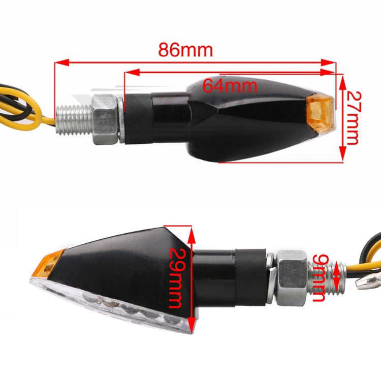 Speedpark Motorcycle Modified Turn Signal Light Triangular Arrow Turning Reminder Light, HF036
