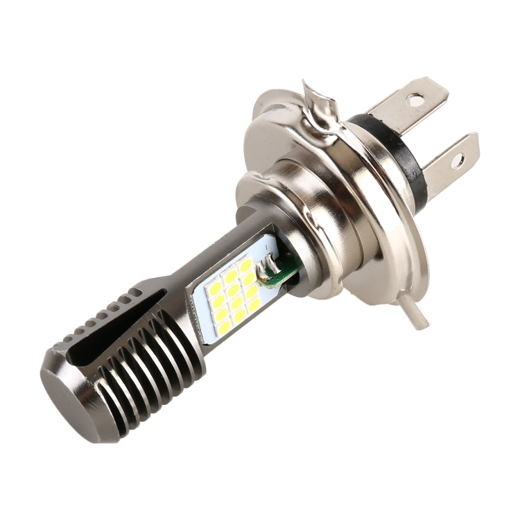 H4 DC12V / 7.4W Motorcycle LED Headlight with 24LEDs SMD-3030 Lamp Beads, H4 Style 2 (Yellow + White), H4 Style 2 (White Light)