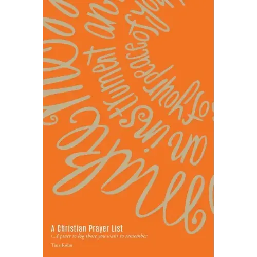 A Christian Prayer List