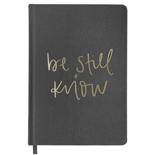 Be Still and Know Fabric Journal