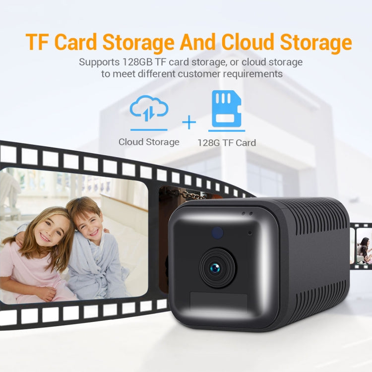 ESCAM G18 1080P Full HD Rechargeable Battery WiFi IP Camera, Support Night Vision / PIR Motion Detection / TF Card / Two Way Audio (Black)