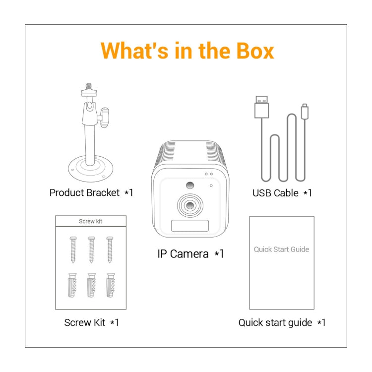 ESCAM G18 1080P Full HD Rechargeable Battery WiFi IP Camera, Support Night Vision / PIR Motion Detection / TF Card / Two Way Audio (Black)