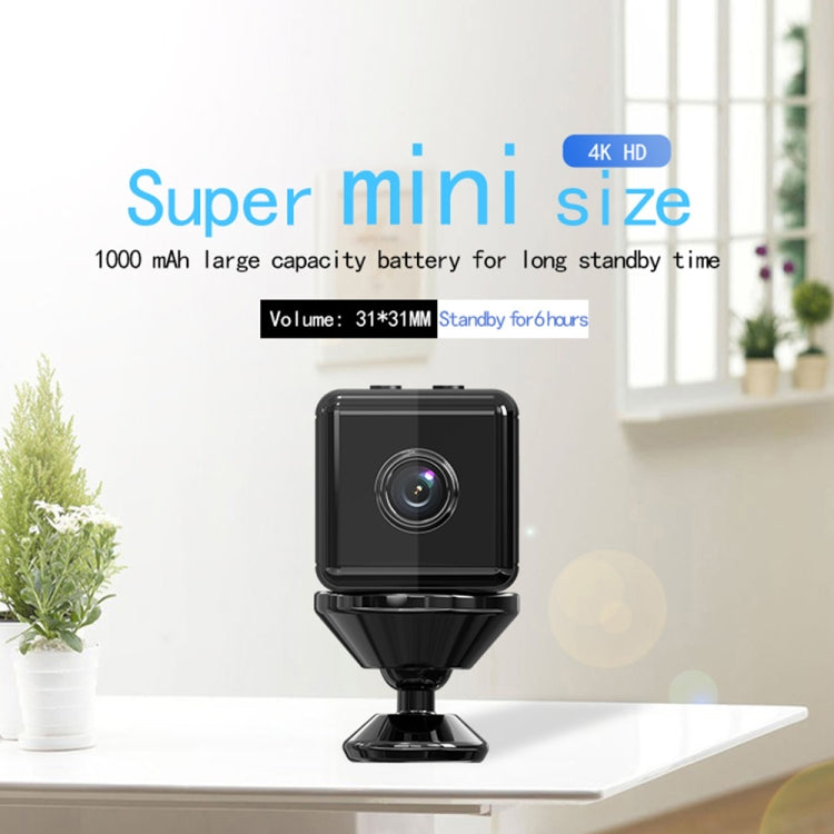 X6D HD 1080P Wireless Home Mini Surveillance Camera, Support Infrared Night Vision & Motion Detection & TF Card (White)