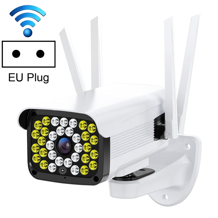 Difang DF-36Q Outdoor HD Surveillance IP Camera, Support Voice Intercom & Night Vision & Human Figure Detection & TF Card, WiFi + HD PTZ Rotation, EU Plug