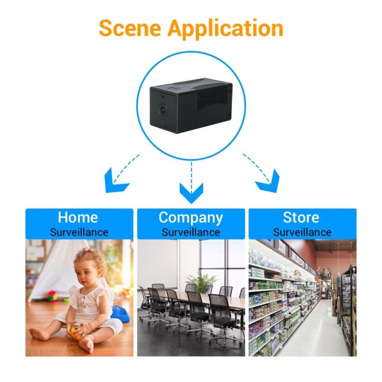 G17 2.0 Million Pixels HD 1080P Smart WiFi IP Camera, Support Night Vision & Two Way Audio & Motion Detection & TF Card, US Plug