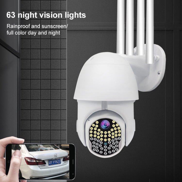 AL-63 2.0 Million Pixels 1080P HD WiFi IP Camera, Support Night Vision & Motion Detection & Two-way Intercom & TF Card, UK Plug