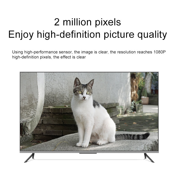 Q4 2.0 Million Pixels 1080P HD Wireless IP Camera, Support Motion Detection & Two-way Audio & Infrared Night Vision & TF Card, UK Plug