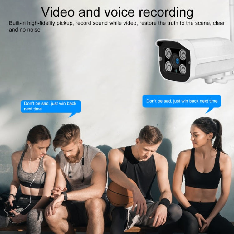 Q8 1080P HD Wireless IP Camera, Support Motion Detection & Infrared Night Vision & TF Card, EU Plug