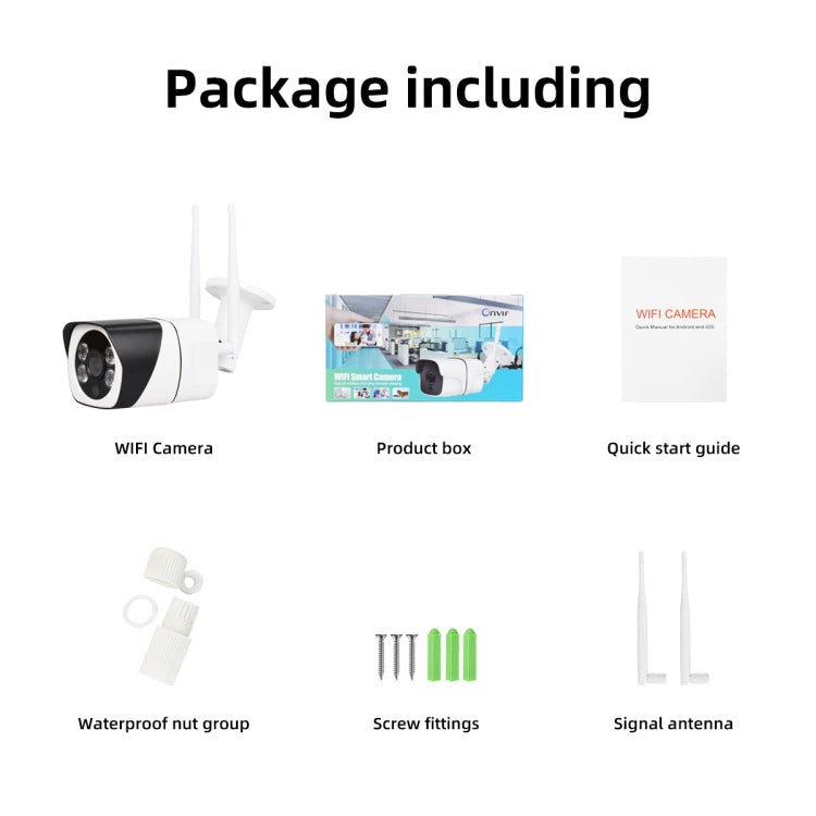 Q29 1080P HD Wireless IP Camera, Support Motion Detection & Infrared Night Vision & TF Card, AU Plug