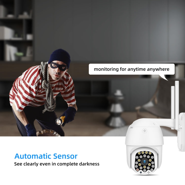 QX18 1080P HD WiFi IP Camera, Support Night Vision & Motion Detection & Two Way Audio & TF Card, AU Plug