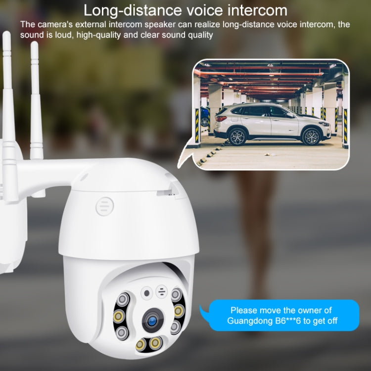 QX21 1080P HD WiFi IP Camera, Support Night Vision & Motion Detection & Two Way Audio & TF Card, US Plug