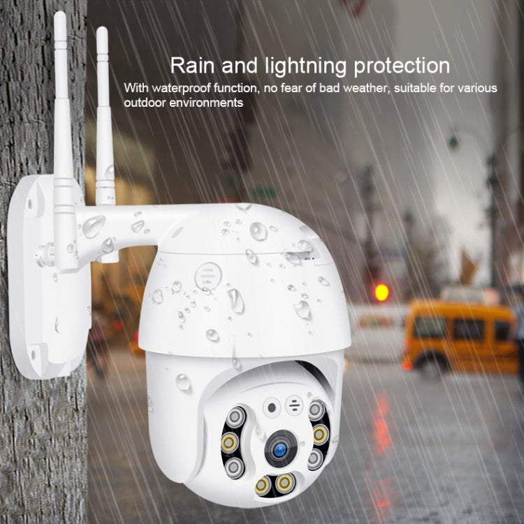 QX21 1080P HD WiFi IP Camera, Support Night Vision & Motion Detection & Two Way Audio & TF Card, US Plug