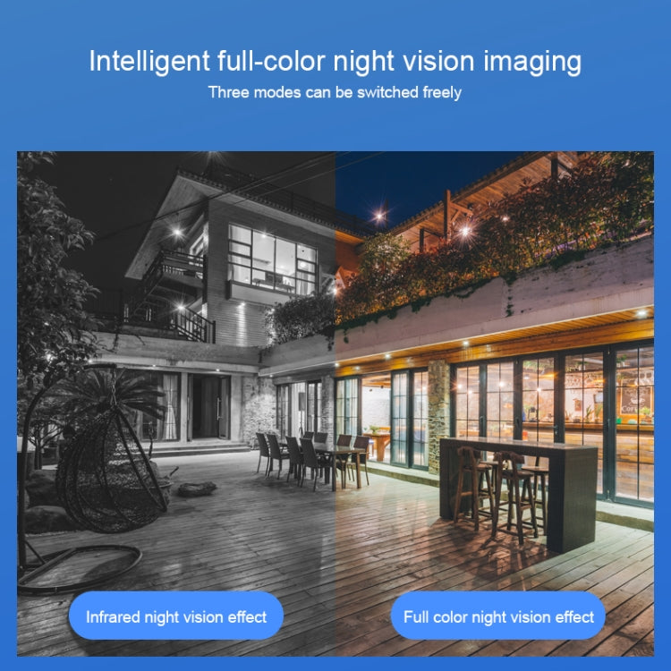 QX21 1080P HD WiFi IP Camera, Support Night Vision & Motion Detection & Two Way Audio & TF Card, US Plug