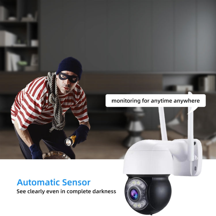 QX47 3.0 Million Pixels 1080P HD Wireless IP Camera, Support Motion Detection & Infrared Night Vision & TF Card(UK Plug)
