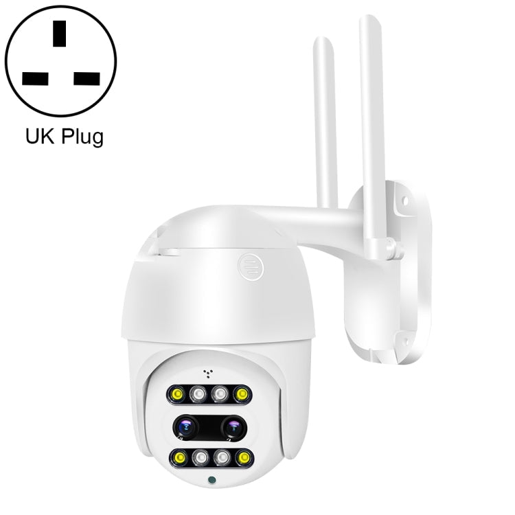 QX48 Pixels 1080P HD Wireless IP Camera, Support Motion Detection & Infrared Night Vision & TF Card(UK Plug)