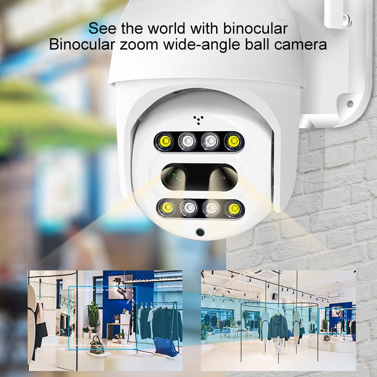 QX48 Pixels 1080P HD Wireless IP Camera, Support Motion Detection & Infrared Night Vision & TF Card(EU Plug)
