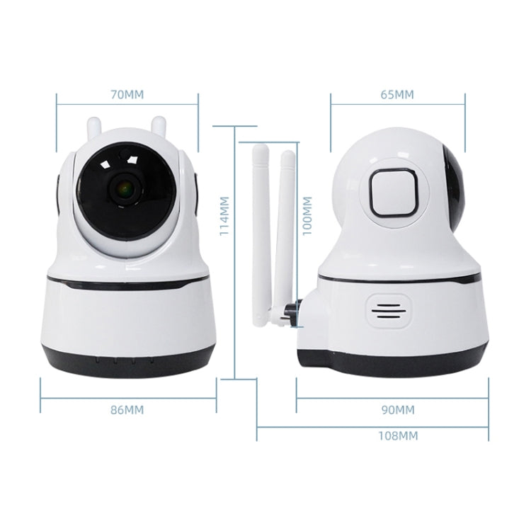 PAF200 2MP 1080P HD Wireless IP Camera, Support Motion Detection & Infrared Night Vision & TF Card(US Plug)