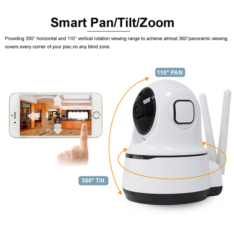 PAF200 2MP 1080P HD Wireless IP Camera, Support Motion Detection & Infrared Night Vision & TF Card(US Plug)
